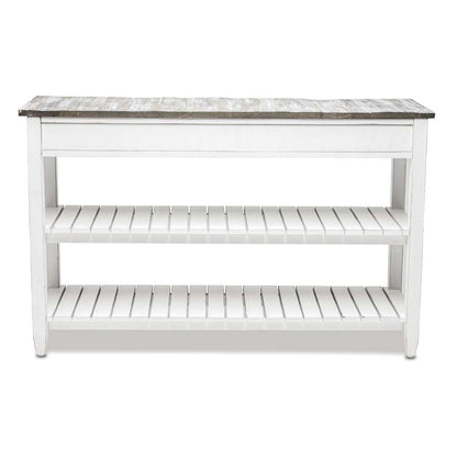 Sea Winds - Picket Fence Entertainment Center - B78219-GREY/BLANC veiw 7
