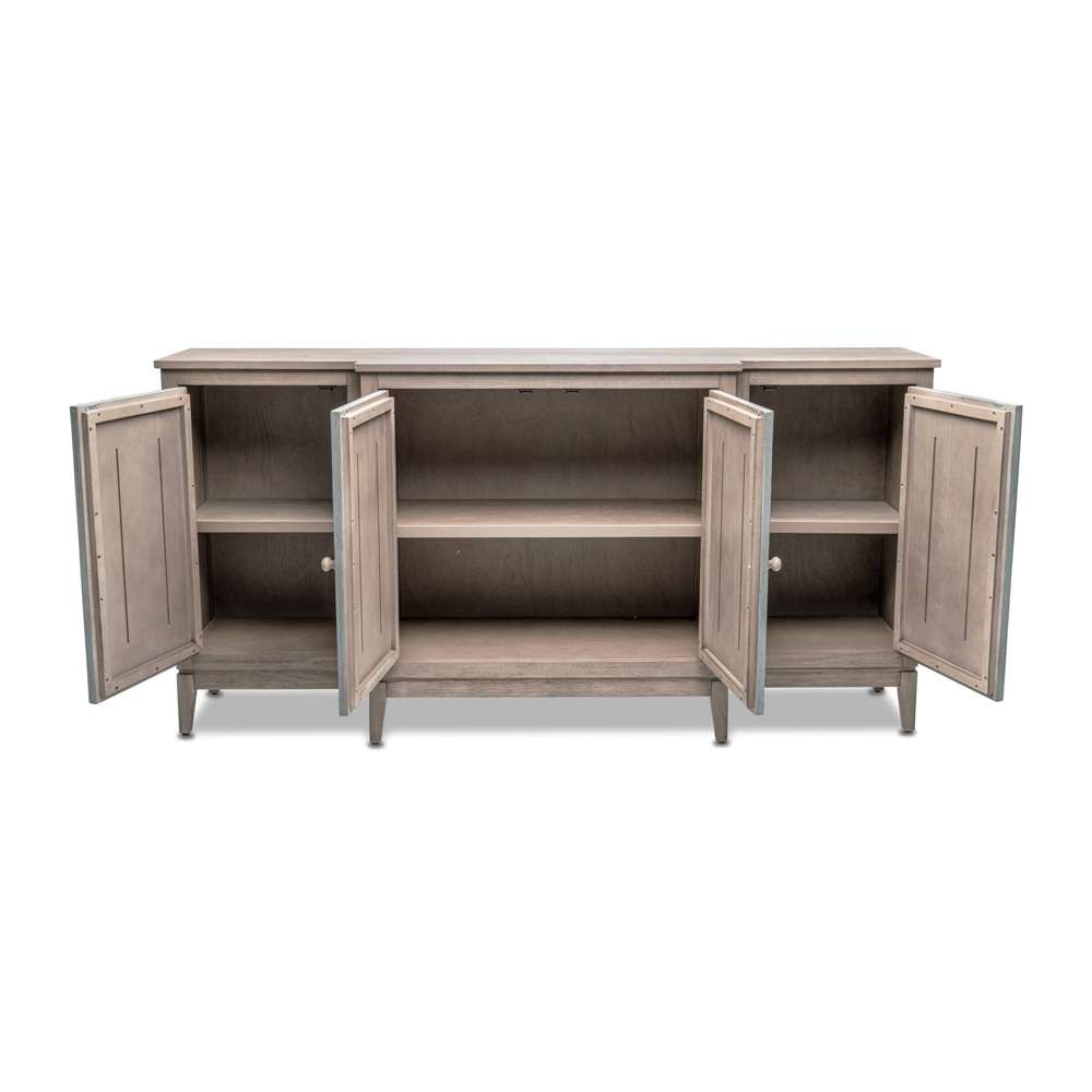 Sea Winds - Sanibel 4-Door Credenza - B29915-GRN/GREY veiw 3