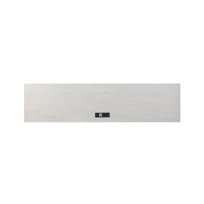 Sea Winds - Surfside - 3-Drawer Console with Power Strip, USB-A and USB-C Port - Weathered White Finish - B27704-WW view 4