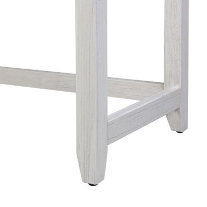 Sea Winds - Surfside - 3-Drawer Console with Power Strip, USB-A and USB-C Port - Weathered White Finish - B27704-WW view 7