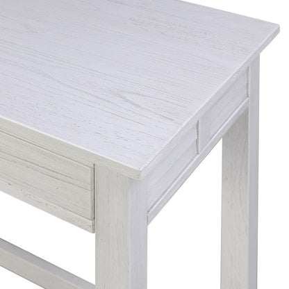 Sea Winds - Surfside - 3-Drawer Console with Power Strip, USB-A and USB-C Port - Weathered White Finish - B27704-WW view 9