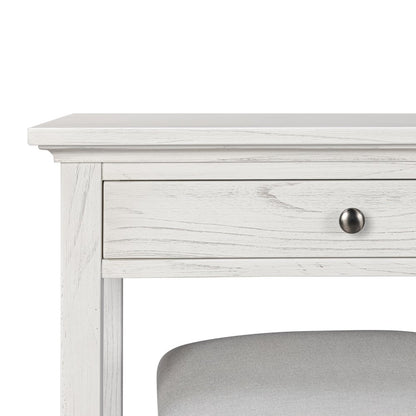 Sea Winds - Surfside - 3-Drawer Console with Power Strip, USB-A and USB-C Port - Weathered White Finish - B27704-WW view 13