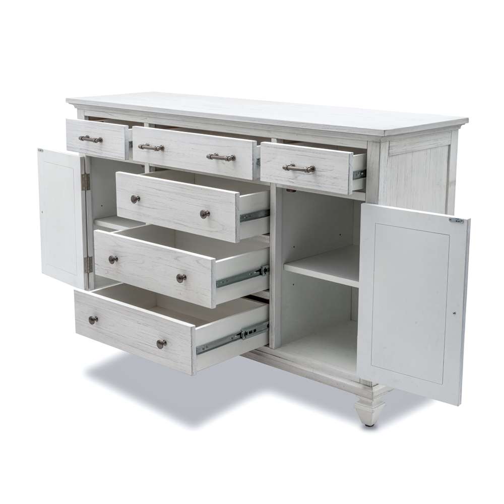 Sea Winds - Surfside 6-Drawer / 2-Door Dresser - B27736-WW veiw 7