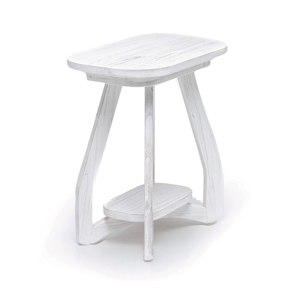 Sea Winds - Surfside - Chairside Table - Weathered White Finish - B27705-WW view 1