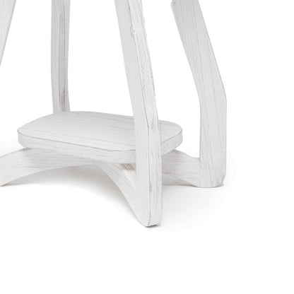 Sea Winds - Surfside - Chairside Table - Weathered White Finish - B27705-WW view 2