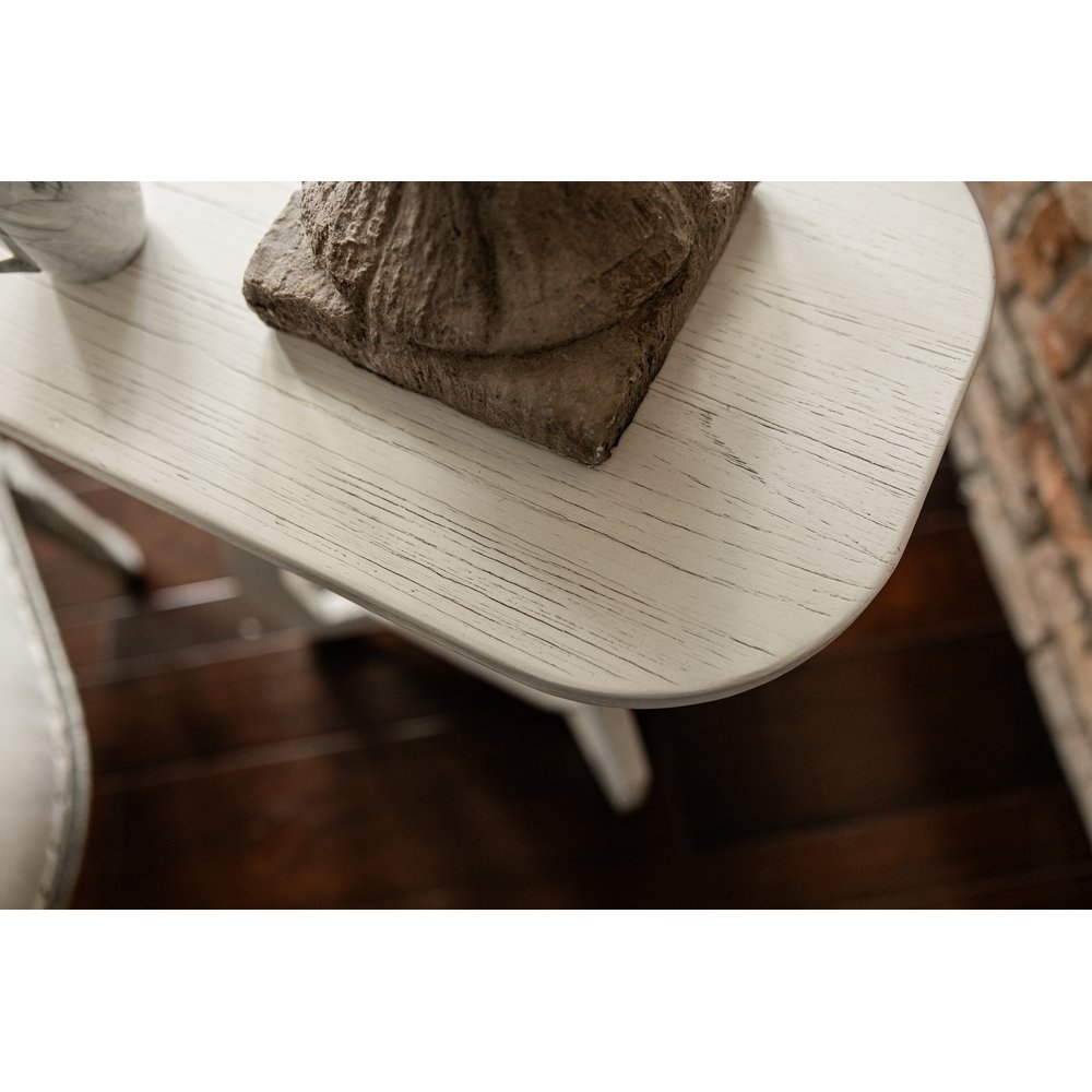 Sea Winds - Surfside - Chairside Table - Weathered White Finish - B27705-WW view 7