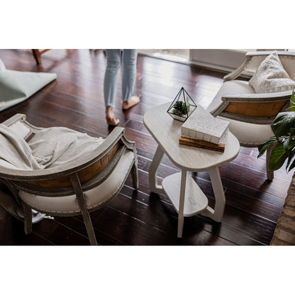 Sea Winds - Surfside - Chairside Table - Weathered White Finish - B27705-WW view 12
