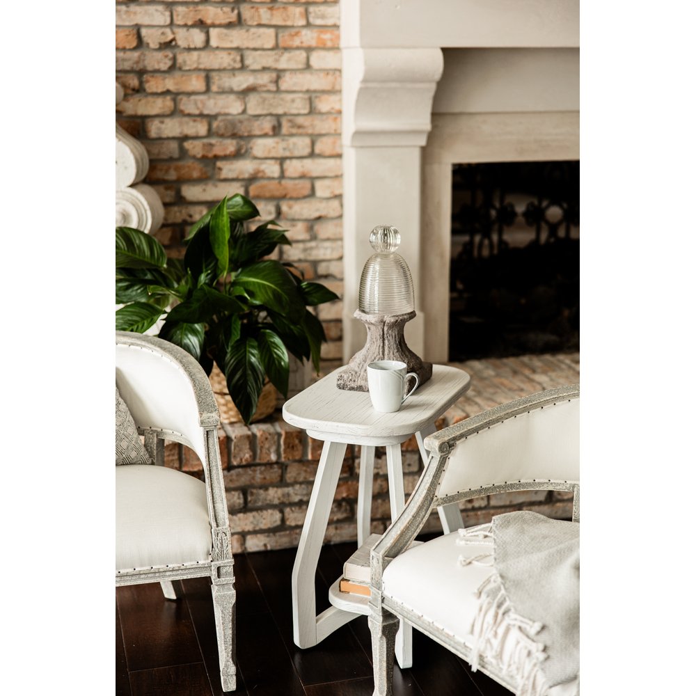 Sea Winds - Surfside - Chairside Table - Weathered White Finish - B27705-WW view 13