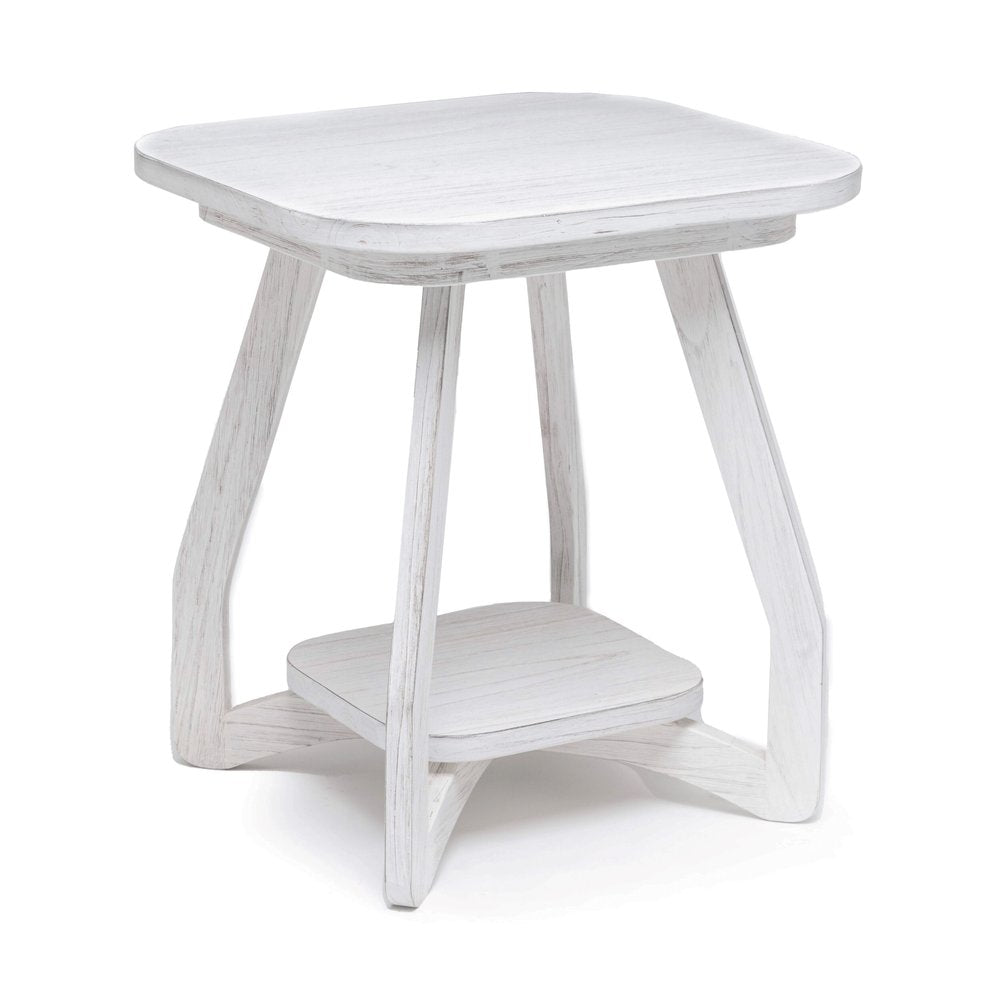 Sea Winds - Surfside - End Table - Weathered White Finish - B27702-WW view 1