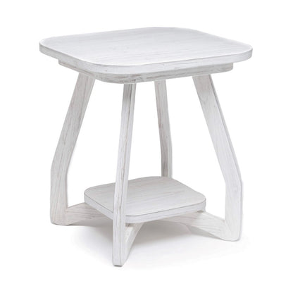 Sea Winds - Surfside - End Table - Weathered White Finish - B27702-WW view 1