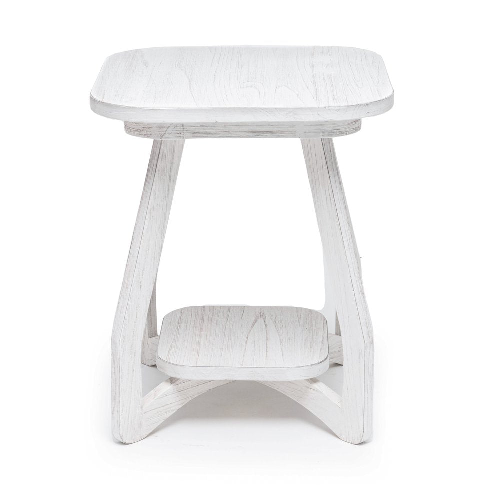 Sea Winds - Surfside - End Table - Weathered White Finish - B27702-WW view 3