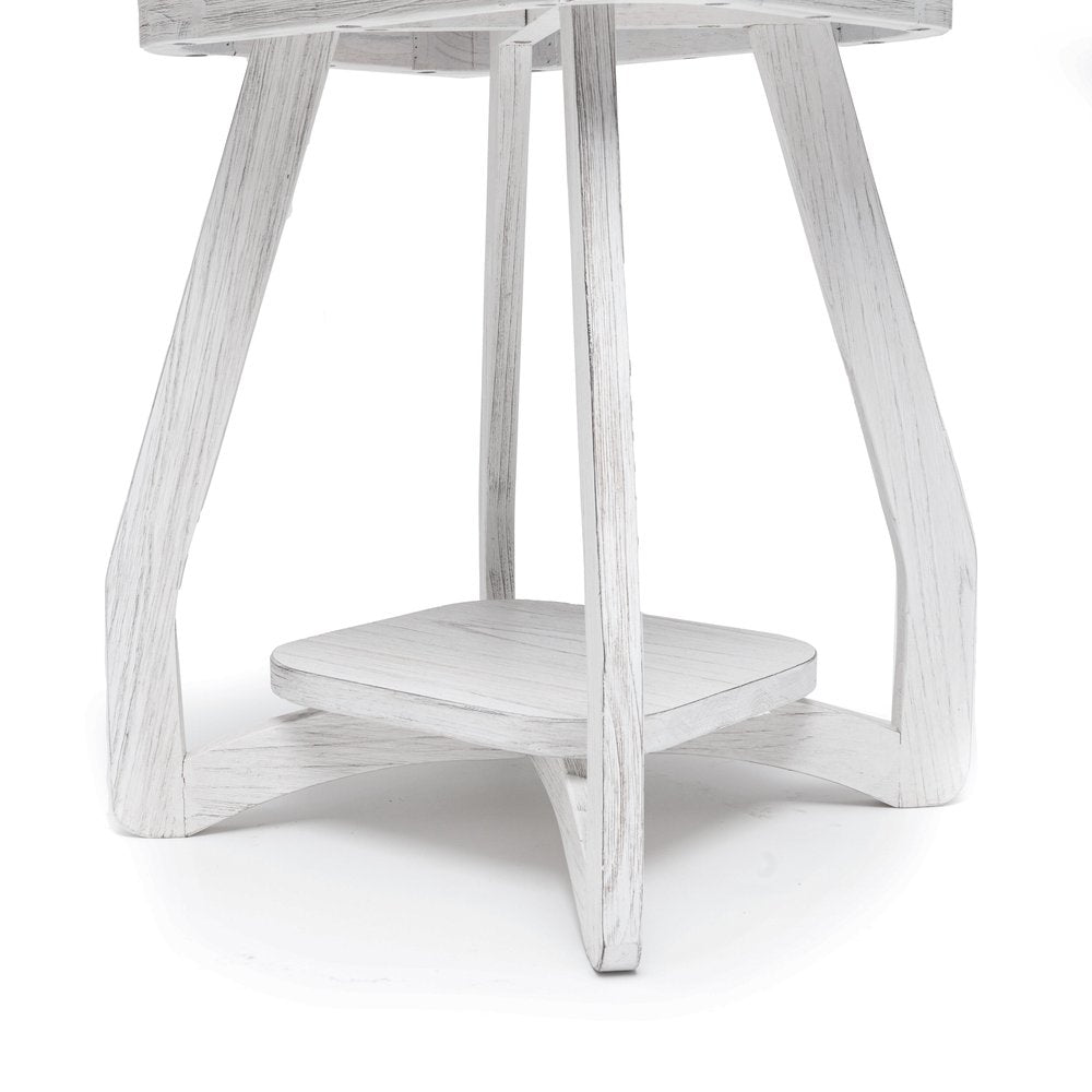 Sea Winds - Surfside - End Table - Weathered White Finish - B27702-WW view 5