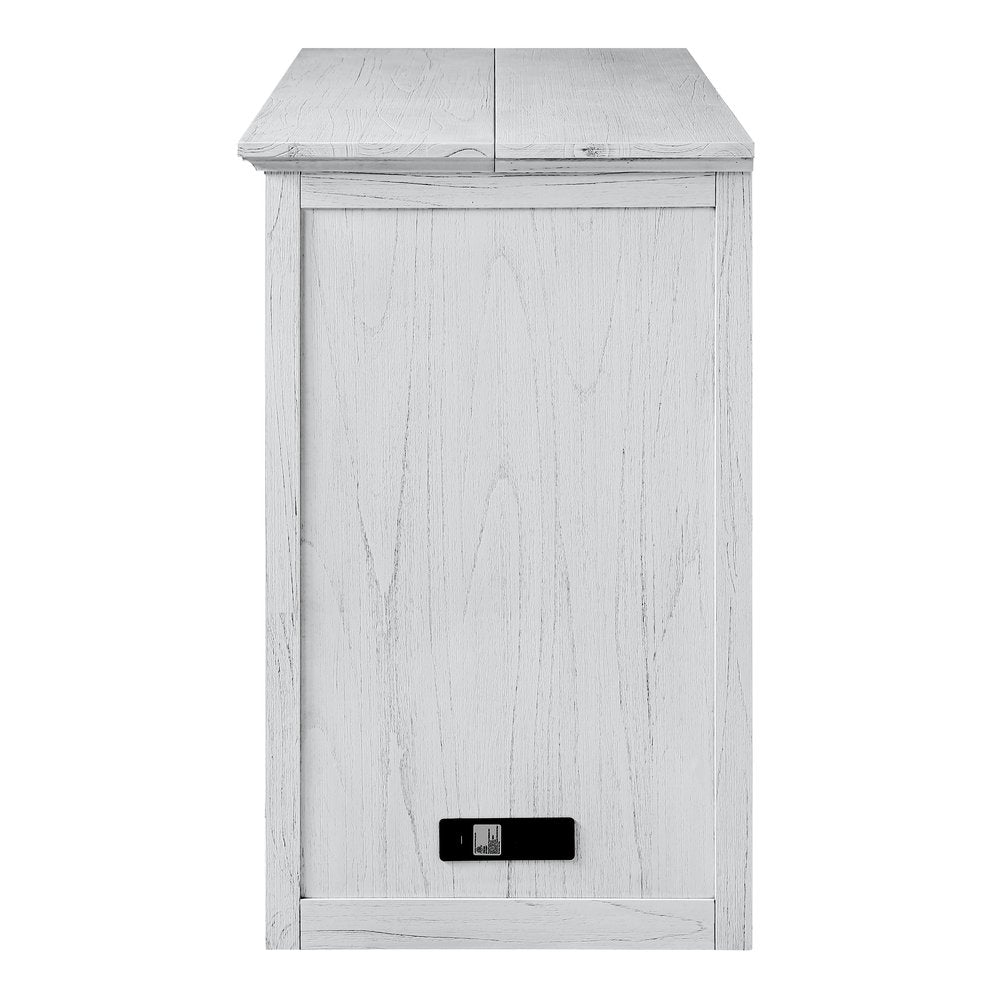 Sea Winds - Surfside - Queen Size Cabinet Bed with Mattress - Weathered White Finish - B277CABBED-WW view 10