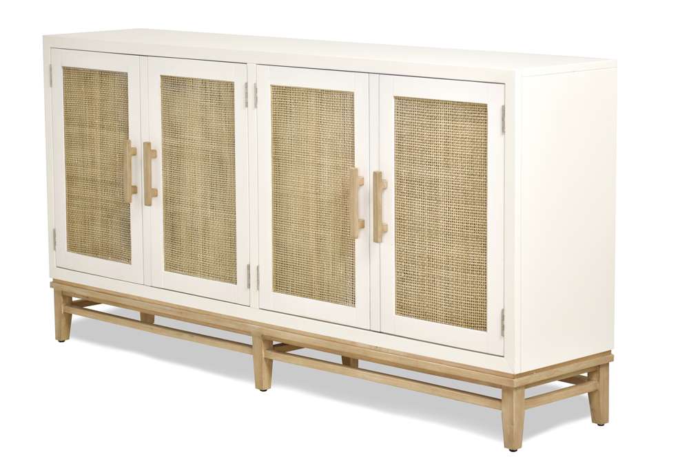 Sea Winds - Venice 4-Door Credenza - B21015-WHITE veiw 1