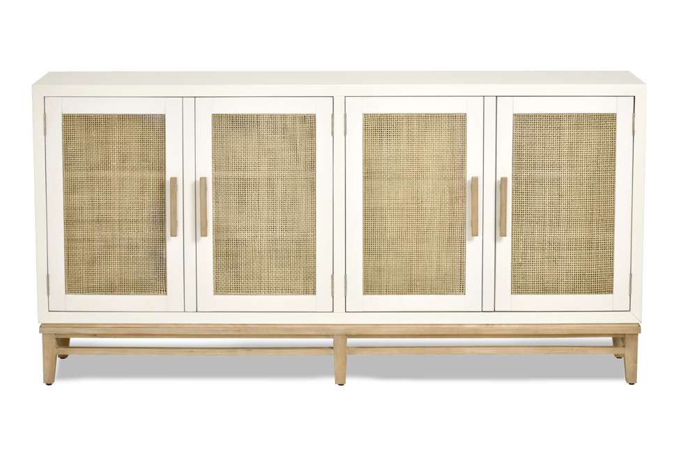 Sea Winds - Venice 4-Door Credenza - B21015-WHITE veiw 2
