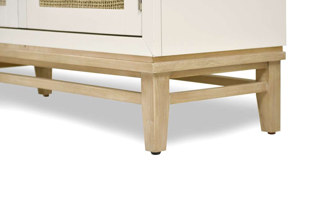 Sea Winds - Venice 4-Door Credenza - B21015-WHITE veiw 4