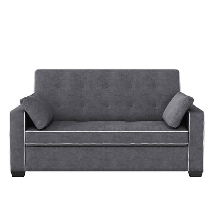 Serta - Augustine Full Casual Convertible Charcoal - SA-AGS-FS2U5-CY view 4
