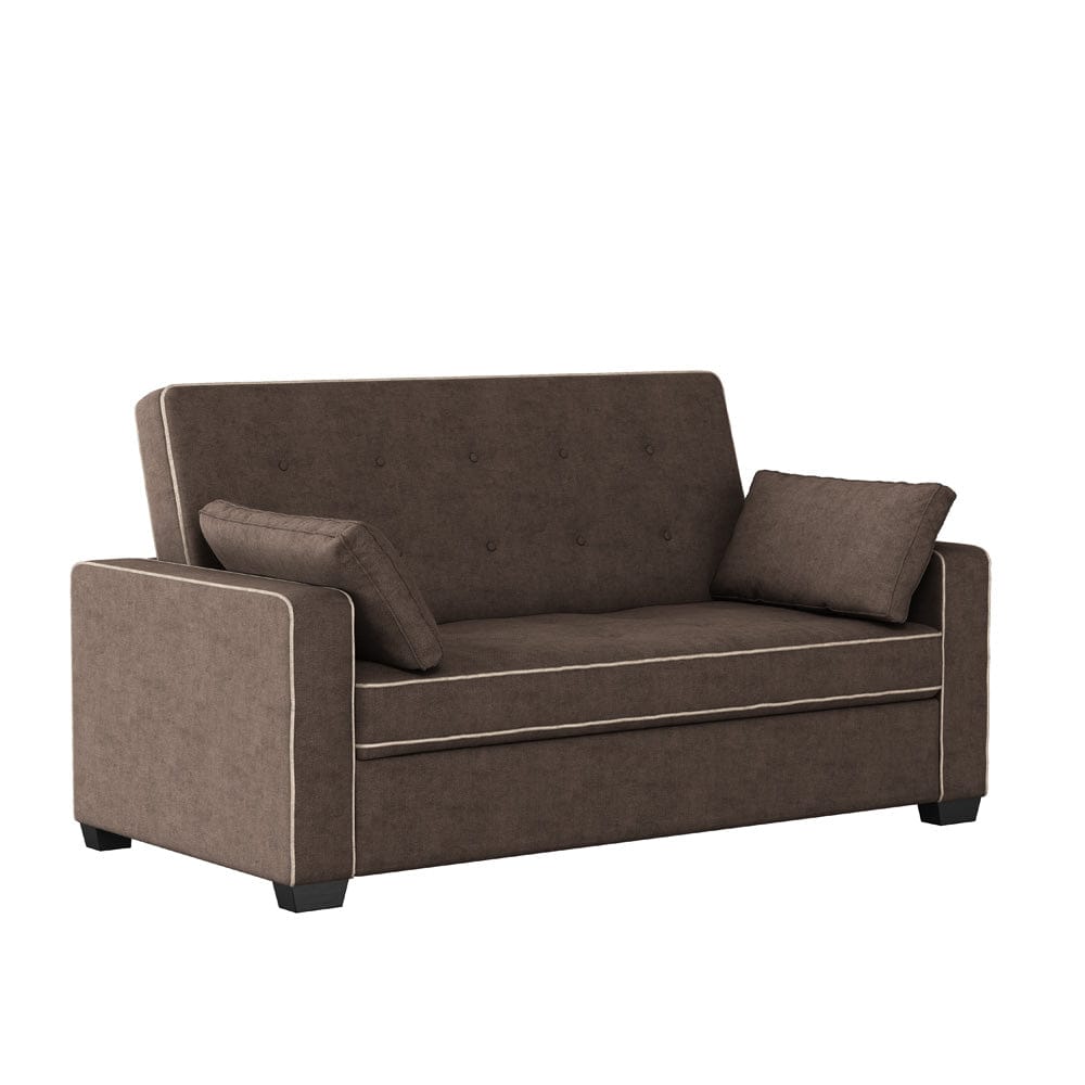 Serta - Augustine Full Casual Convertible Java Brown - SA-AGS-FS2U5-JV view 1
