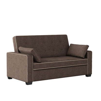 Serta - Augustine Full Casual Convertible Java Brown - SA-AGS-FS2U5-JV view 1