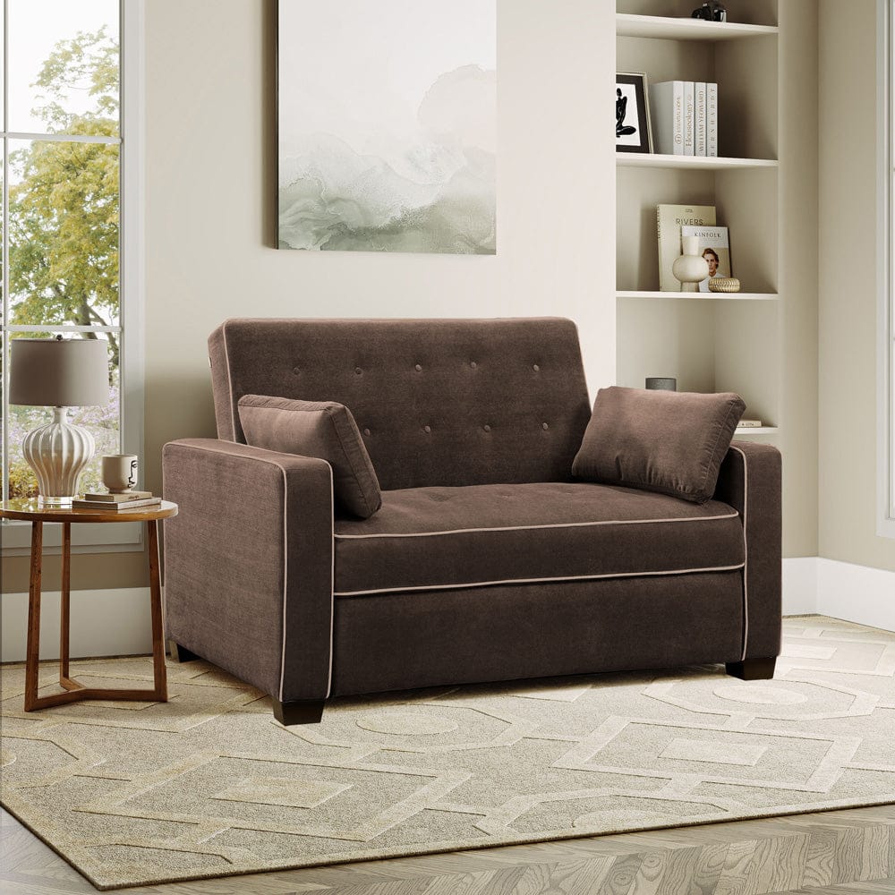 Serta - Augustine Full Casual Convertible Java Brown - SA-AGS-FS2U5-JV view 11