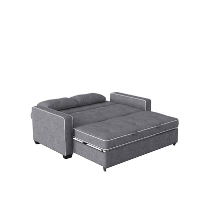 Serta - Augustine Queen Casual Convertible Charcoal - SA-AGS-QS3U5-CY view 5