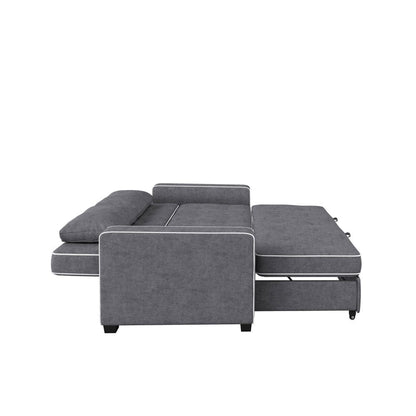 Serta - Augustine Queen Casual Convertible Charcoal - SA-AGS-QS3U5-CY view 8
