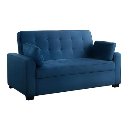 Serta - Augustine Queen Casual Convertible Navy Blue - SA-AGS-QS3-NVY view 1