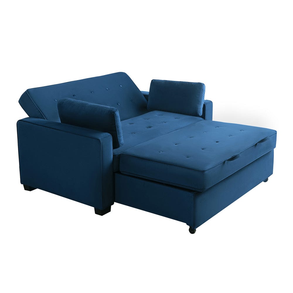 Serta - Augustine Queen Casual Convertible Navy Blue - SA-AGS-QS3-NVY view 7
