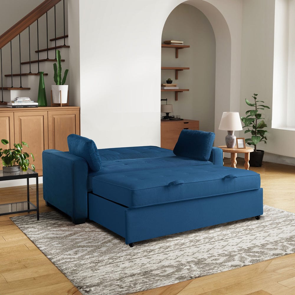 Serta - Augustine Queen Casual Convertible Navy Blue - SA-AGS-QS3-NVY view 21