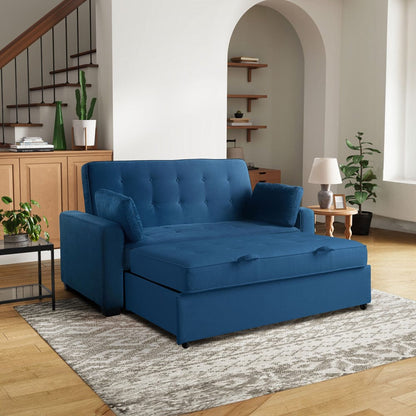 Serta - Augustine Queen Casual Convertible Navy Blue - SA-AGS-QS3-NVY view 22