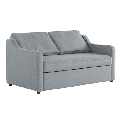 Serta - Carey Queen Casual Convertible Light Grey - 115A075LTG view 5