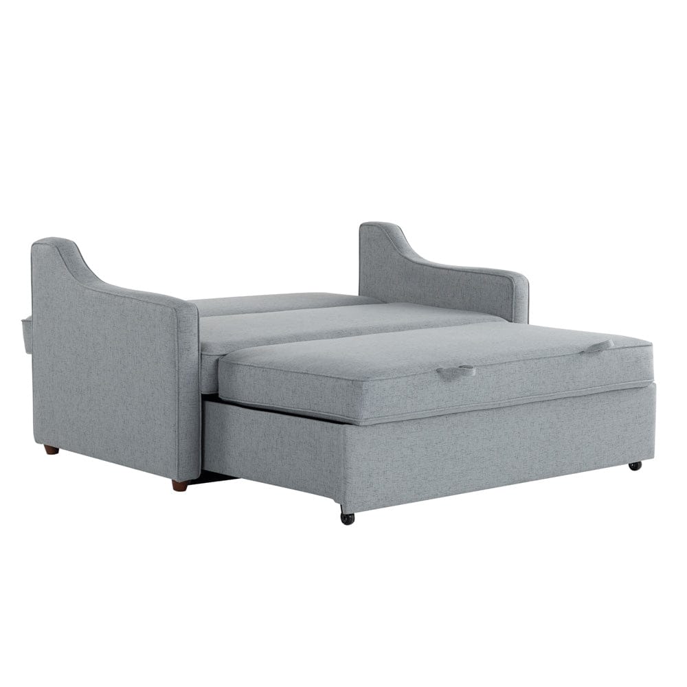 Serta - Carey Queen Casual Convertible Light Grey - 115A075LTG view 8