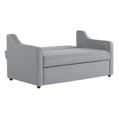 Serta - Carey Queen Casual Convertible Light Grey - 115A075LTG view 9