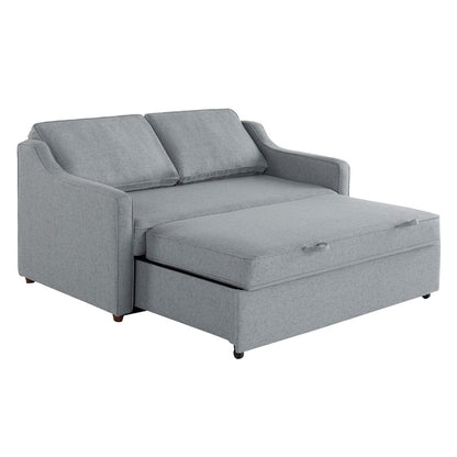Serta - Carey Queen Casual Convertible Light Grey - 115A075LTG view 11