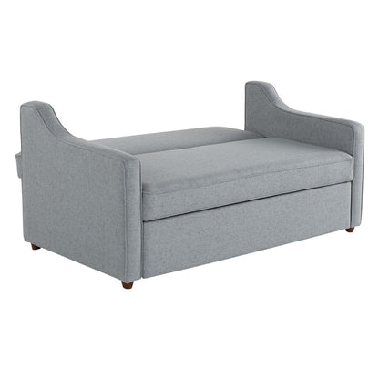 Serta - Carey Queen Casual Convertible Light Grey - 115A075LTG view 12
