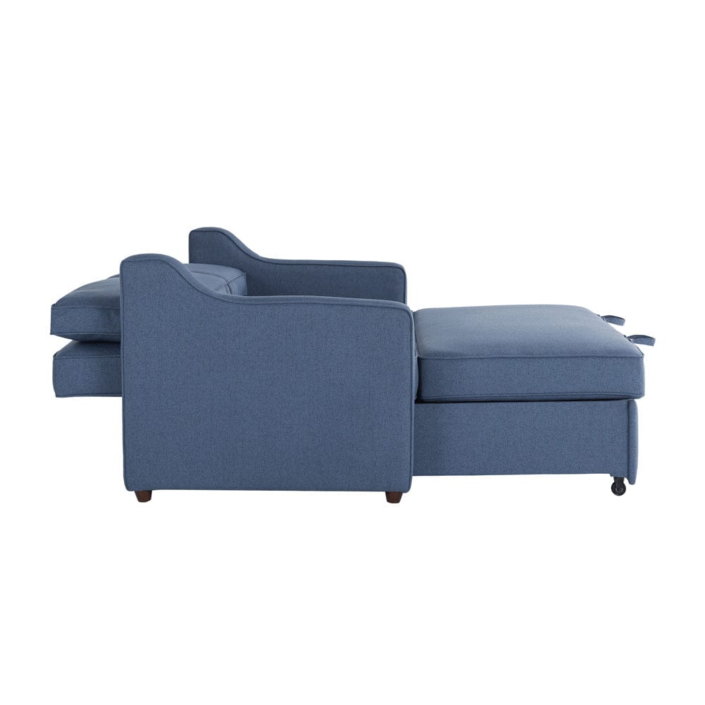 Serta - Carey Queen Casual Convertible Navy Blue - 115A075NVY view 3