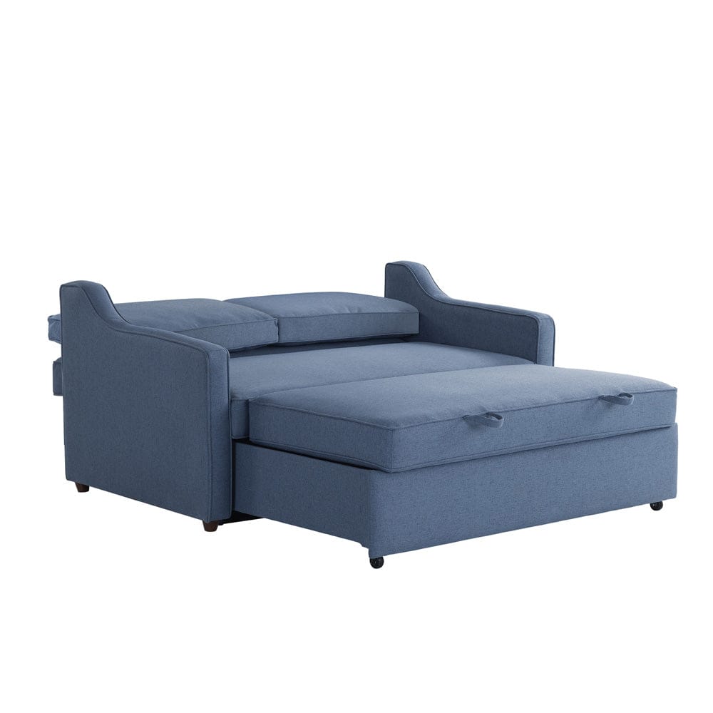 Serta - Carey Queen Casual Convertible Navy Blue - 115A075NVY view 7