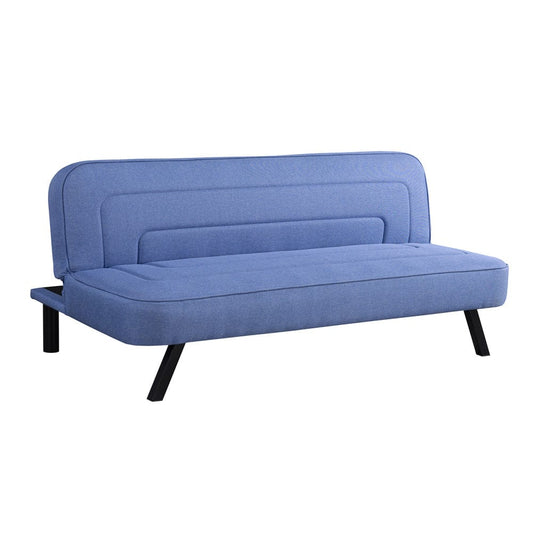 Serta - Frankie Futon Convertible Blue  - 123A047BLU view 1