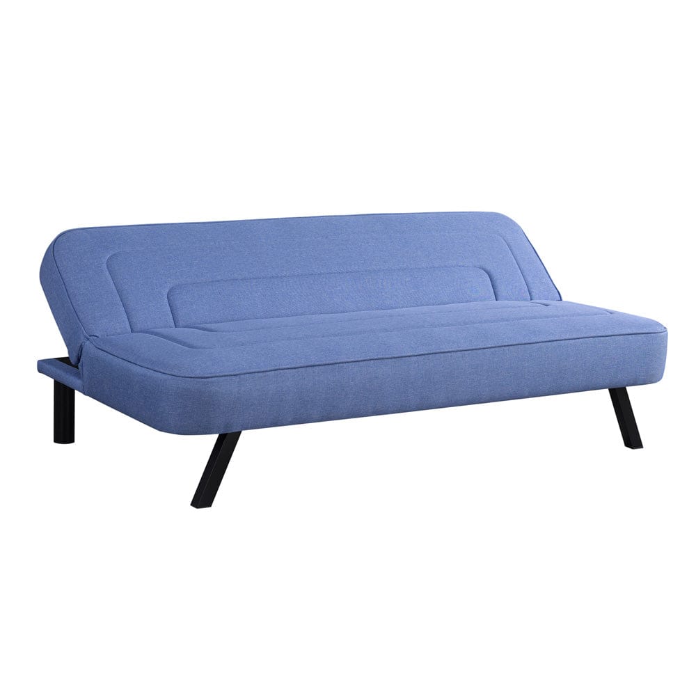 Serta - Frankie Futon Convertible Blue  - 123A047BLU view 2