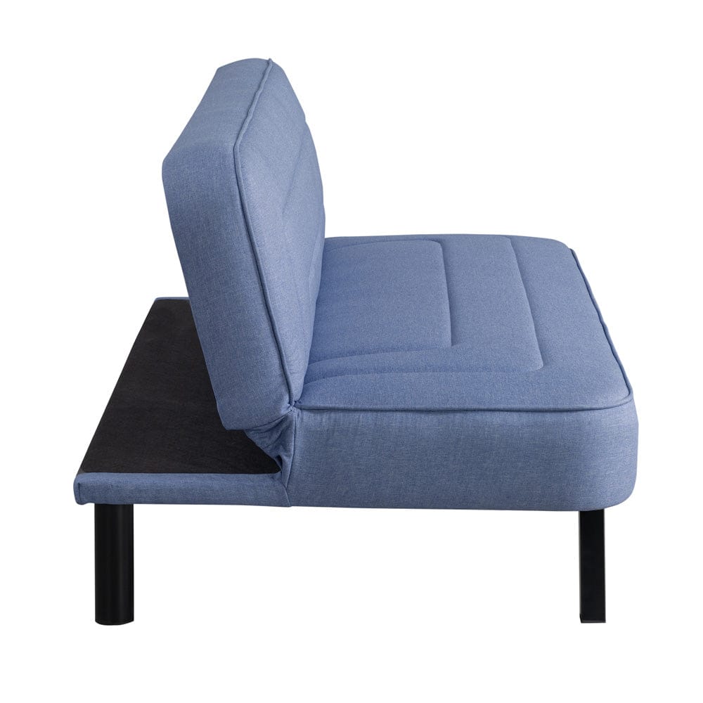 Serta - Frankie Futon Convertible Blue  - 123A047BLU view 4