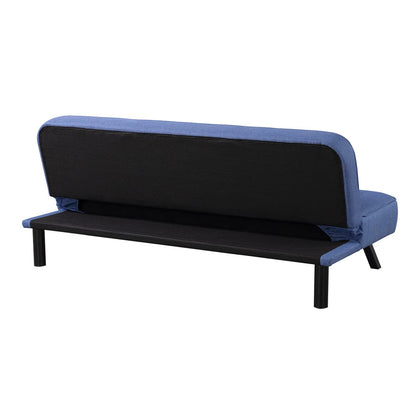 Serta - Frankie Futon Convertible Blue  - 123A047BLU view 7