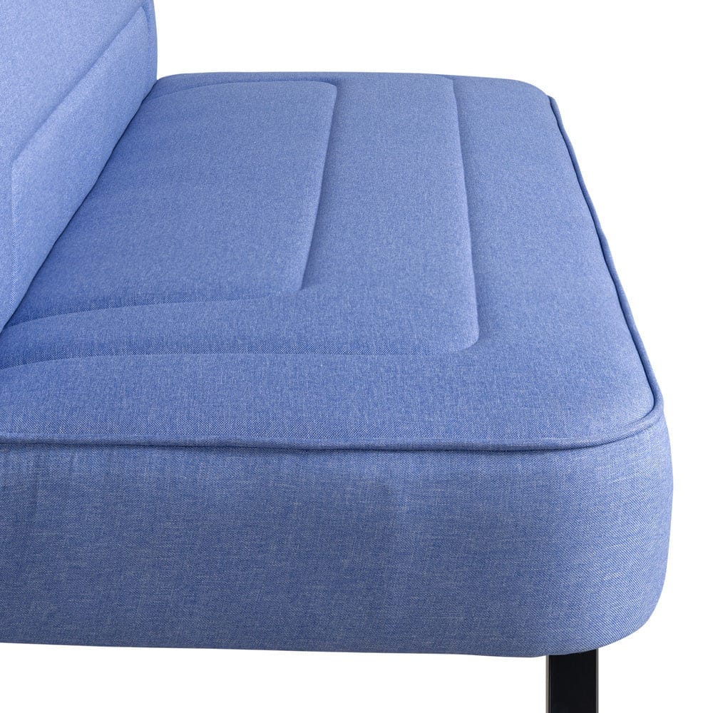 Serta - Frankie Futon Convertible Blue  - 123A047BLU view 14