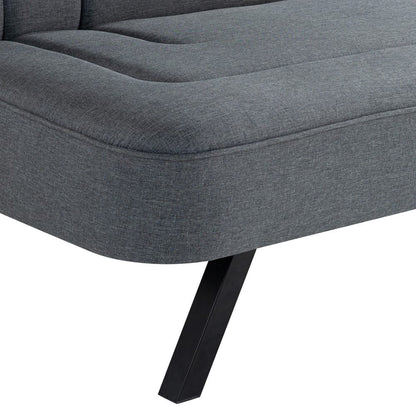 Serta - Frankie Futon Convertible Charcoal - 123A047CHR view 9