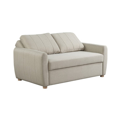 Serta - Galloway Loveseat Convertible Full Beige  - 112A033BGE view 2