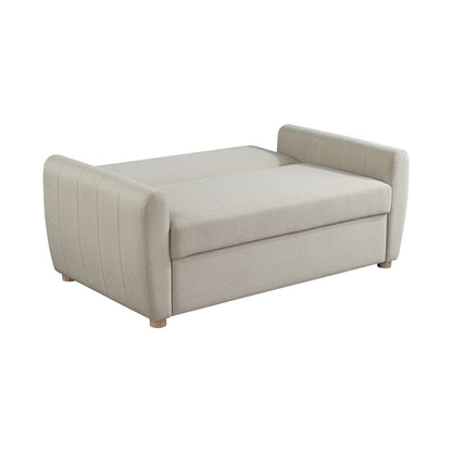 Serta - Galloway Loveseat Convertible Full Beige  - 112A033BGE view 3