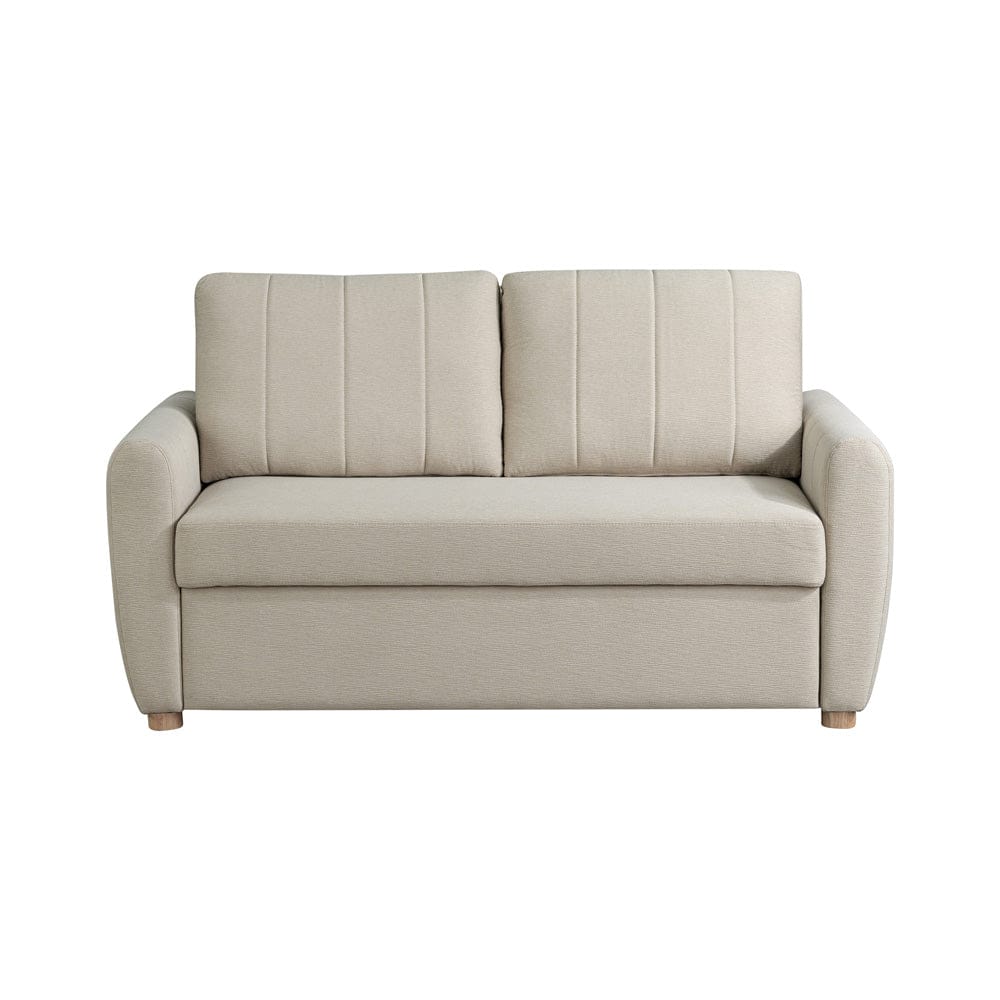 Serta - Galloway Loveseat Convertible Full Beige  - 112A033BGE view 4