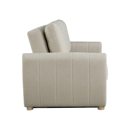 Serta - Galloway Loveseat Convertible Full Beige  - 112A033BGE view 5