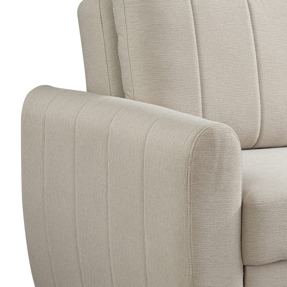 Serta - Galloway Loveseat Convertible Full Beige  - 112A033BGE view 6