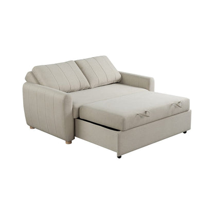 Serta - Galloway Loveseat Convertible Full Beige  - 112A033BGE view 13