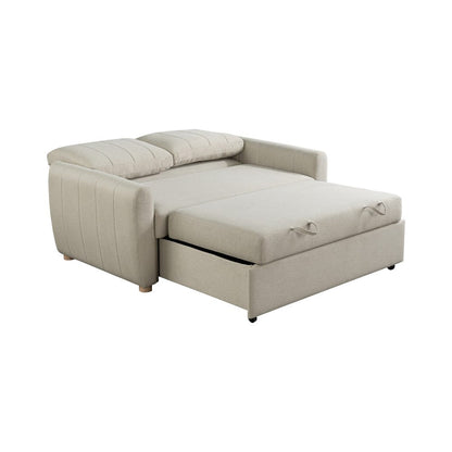 Serta - Galloway Loveseat Convertible Full Beige  - 112A033BGE view 15
